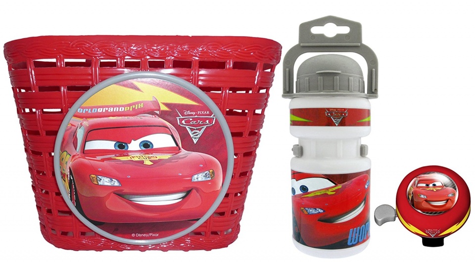 Disney sada doplnkov Cars červená 3-dielna