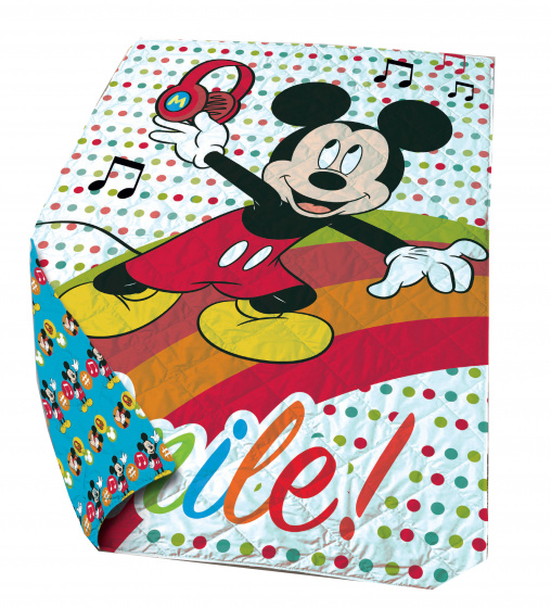 Disney prehoz Mickey Mouse junior 140 x 200 cm polyester