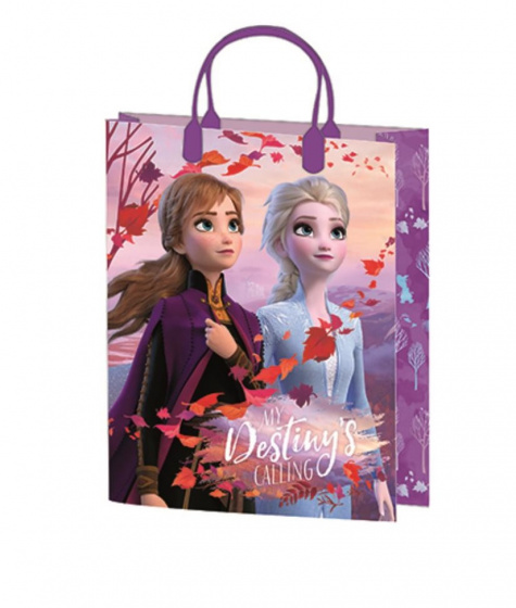 Disney darčeková taška Frozen 39 x 32 cm polypropylénová fialová