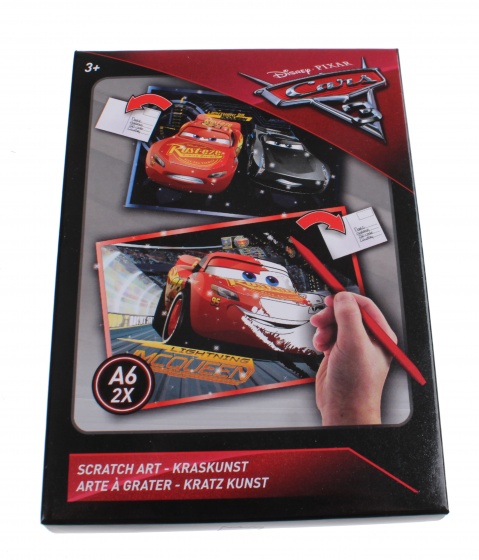 Disney Cars 3 Hobby Box škrabadlá