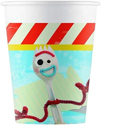 Disney párty šálky Toy Story266 ml 8 kusov viacfarebné