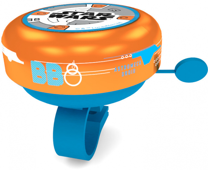 Disney zvonček na bicykel Star Wars BB8 55 mm oranžový