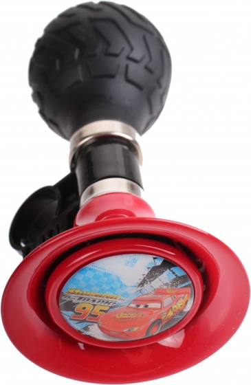 Disney fietstoeter cars 13 cm zwart/rood