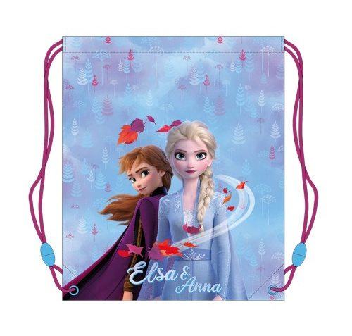 Disney gymtas frozen ii junior 44 x 37 cm polyester blauw