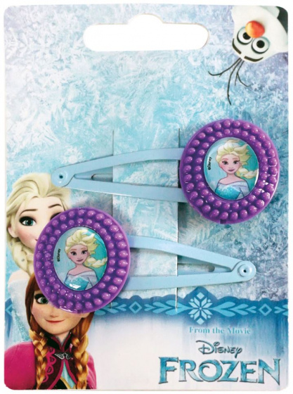 Disney Sponky do vlasov Frozen girls fialová/modrá 2 kusy