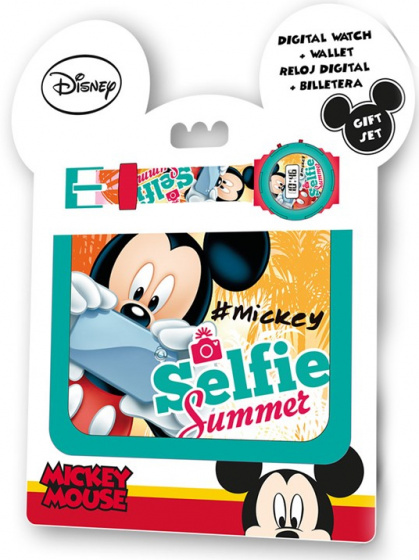 watch and wallet Mickey Mouse junior 2-piece