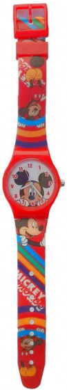 tin watch Mickey Mouse junior 23 cm red