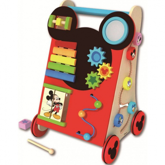 Disney bežec Mickey Mouse junior 50 cm drevo červená