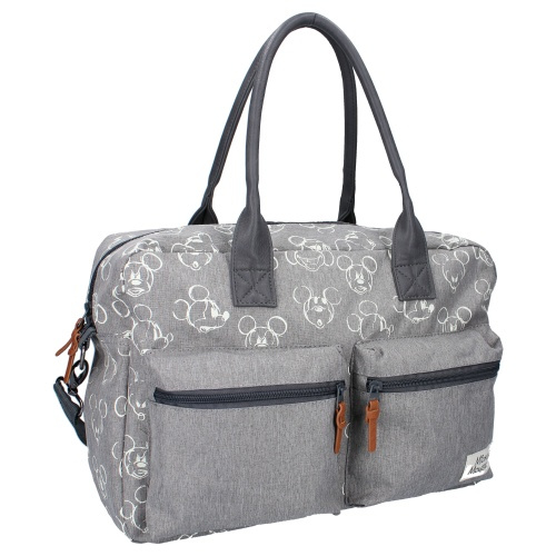 diaper bag Mickey Mouse 16 litre polyester grey
