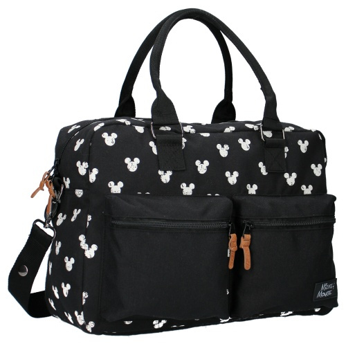 diaper bag Mickey Mouse 16 litre polyester black/white