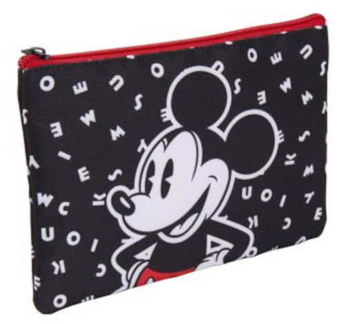 make-up bag Mickey Mouse 21 cm polyester black/red