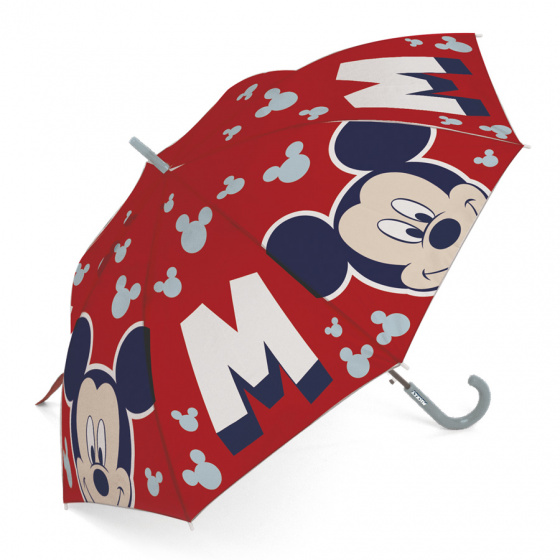 Disney dáždnik Mickey Mouse junior 48 cm červený
