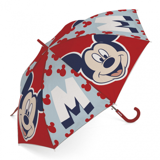 Disney dáždnik Mickey Mouse junior 48 cm červeno/modrý