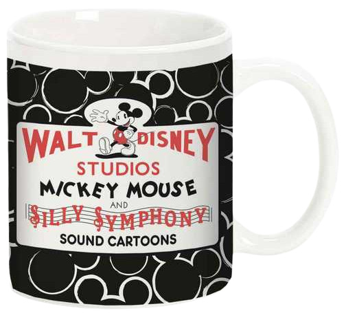 mug Mickey Mouse junior 350 ml ceramic black/white/red