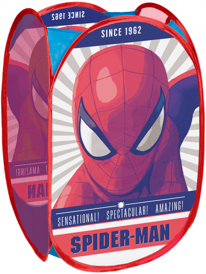 Disney opbergmand spider man junior 36 x 35 x 58 polyester rood