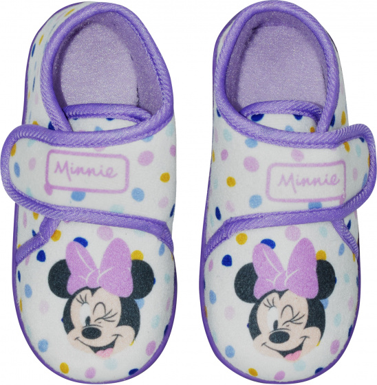 Disney pantoffels Minnie Mouse junior polyester paars/wit maat 23 24 Disney pantoffels Minnie Mouse junior polyester paars/wit maat 23 24