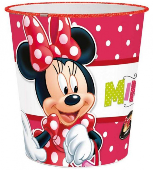 Disney papiermand minnie mouse meisjes 10 liter 22,5 cm rood