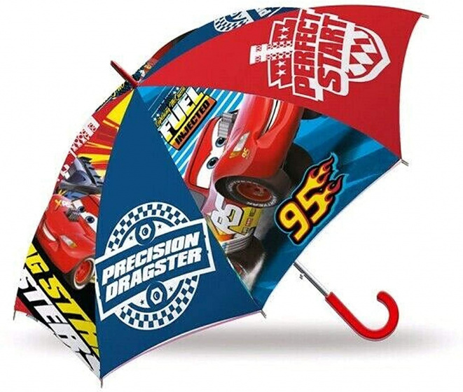 umbrella Disney Cars junior polyester 46 cm dark blue