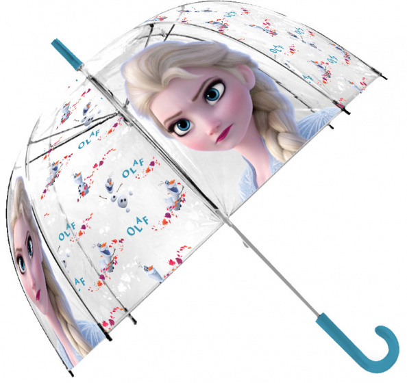 Disney kinderparaplu frozen 70 cm pvc transparant