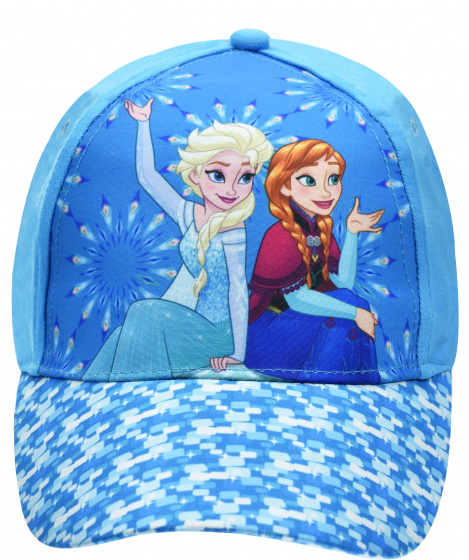 cap Anna and Elsa Frozen girls textile blue size 54