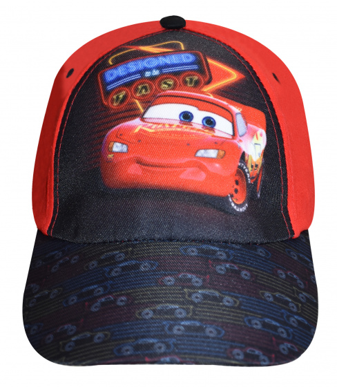 Disney šiltovka Cars chlapčenská textilná červená/tmavomodrá veľkosť 54