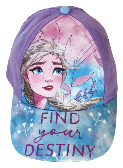 cap Frozen II Elsa girls 51-54 cm polycotton blue