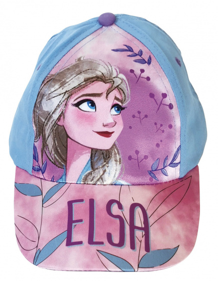 cap Frozen II Elsa girls 51-54 cm polycotton pink