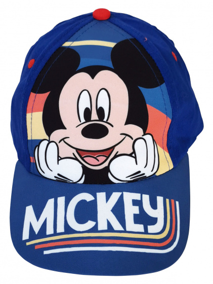 cap Mickey Mouse boys 51-54 cm polycotton blue