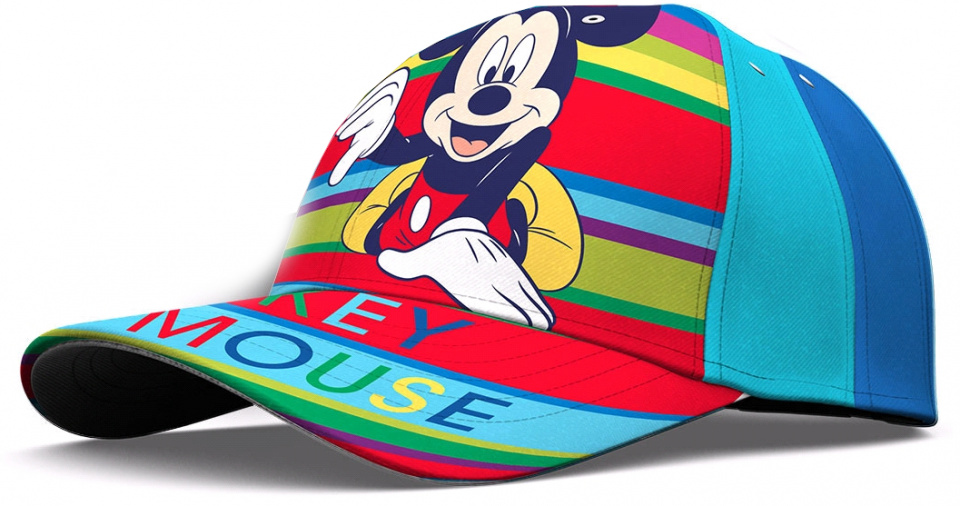 cap Mickey Mouse junior cotton blue/yellow size 54