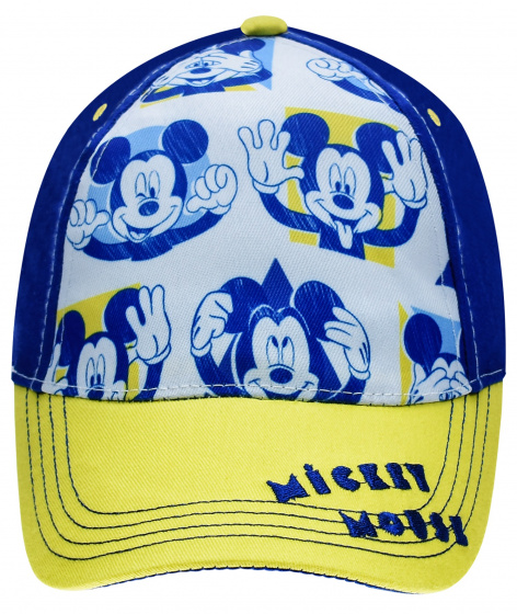 cap Mickey Mouse junior textile dark blue/yellow size 50
