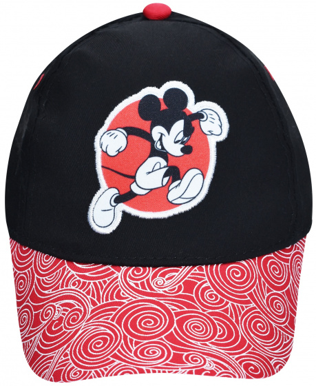 cap Mickey Mouse junior textile red/black size 52