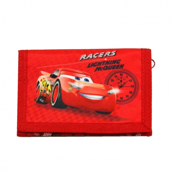 Disney peňaženka Cars 7,5 x 13 cm červená