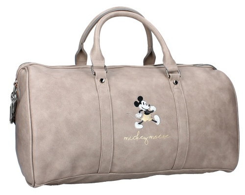 Disney cestovná taška Mickey Mouse 28 litrová polyuretánová taupe