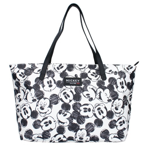 travel bag Mickey Mouse junior 33 L polyurethane black/white