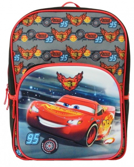 Disney rugzak cars pistoncup jongens 6 liter rood/zwart