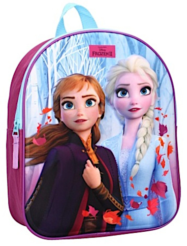 Disney batoh Frozen II holky 9 litrov polyester modrá/fialová