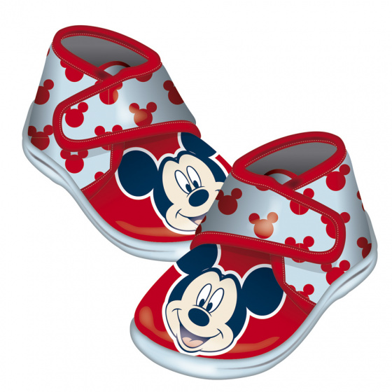 children's shoes Mickey Mouse poly cotton red size 22