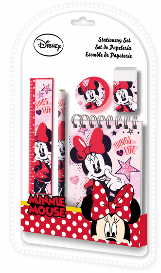 Disney schoolspullen minnie mouse meisjes roze 5 delig