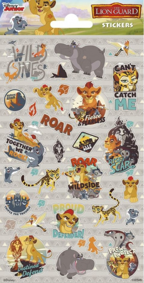 Disney stickervel lion guard junior papier 31 stuks