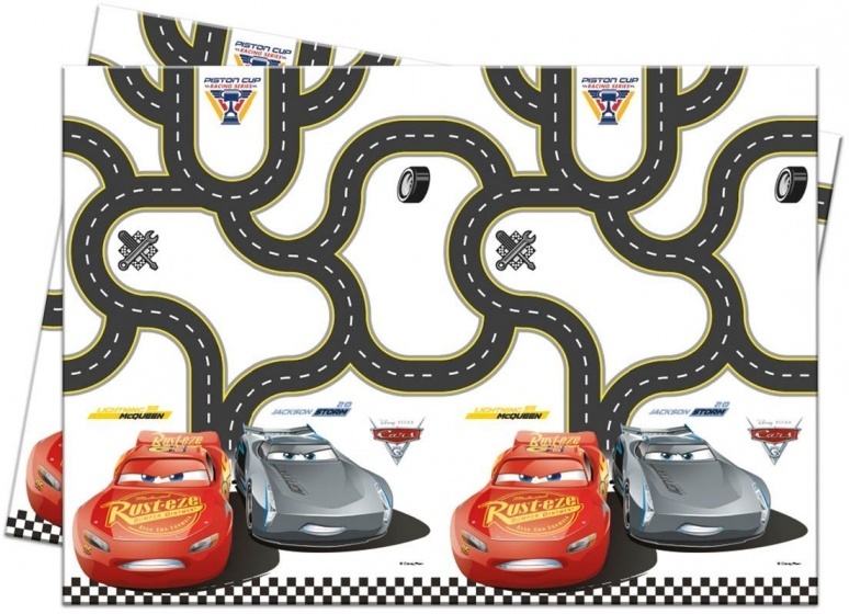 Disney obrus Cars 3 Lightning McQueen 120 x 180 cm