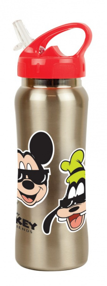 Disney thermosfles mickey mouse junior 580 ml rvs zilver