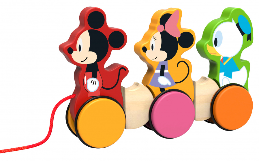 drawing figure Mickey Mouse junior 25,5 x 1,5 cm wood