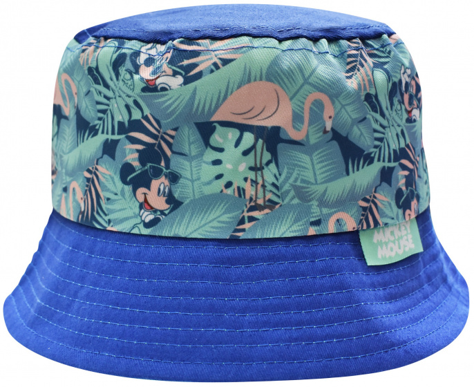 sun hat Mickey Mouse boys textile blue/green size 52