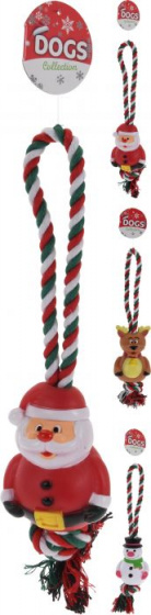 Dogs Collection hračka pre psa Santa Claus 20 cm červená