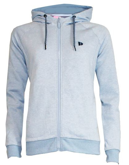cardigan Anna ladies polycotton light blue size XXL