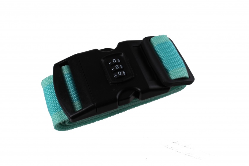case belt with 190 cm mint green lock