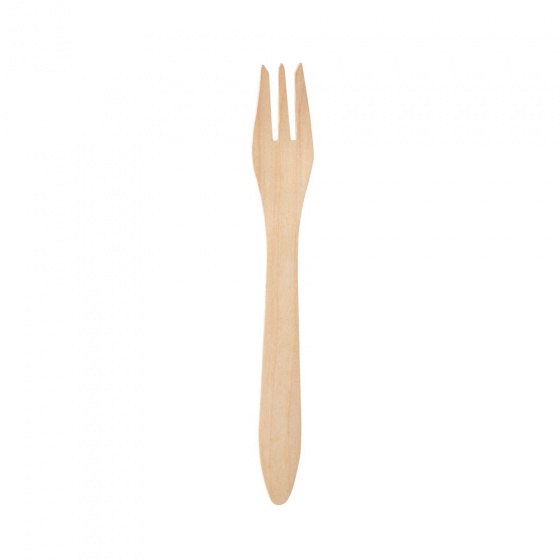 Duni párty príbor bio vidlička 18 cm drevo 8 kusov
