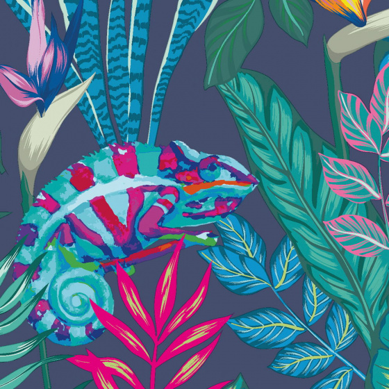 Duni obrúsky Chameleon 3-vrstvové 24 cm modré 20 kusov