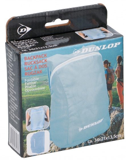 foldable backpack 34 x 21 cm grey 9 litres
