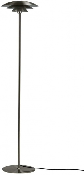 Dyberg Larsen stojanová lampa Monaco 125 cm G9 RVS 33W strieborná